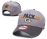 Packers Go Pack Go Gray Peaked Adjustable Hat GS,baseball caps,new era cap wholesale,wholesale hats